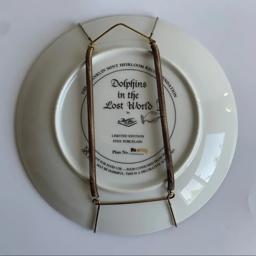 Vintage Franklin Mint Dolphin Collector’s Plate